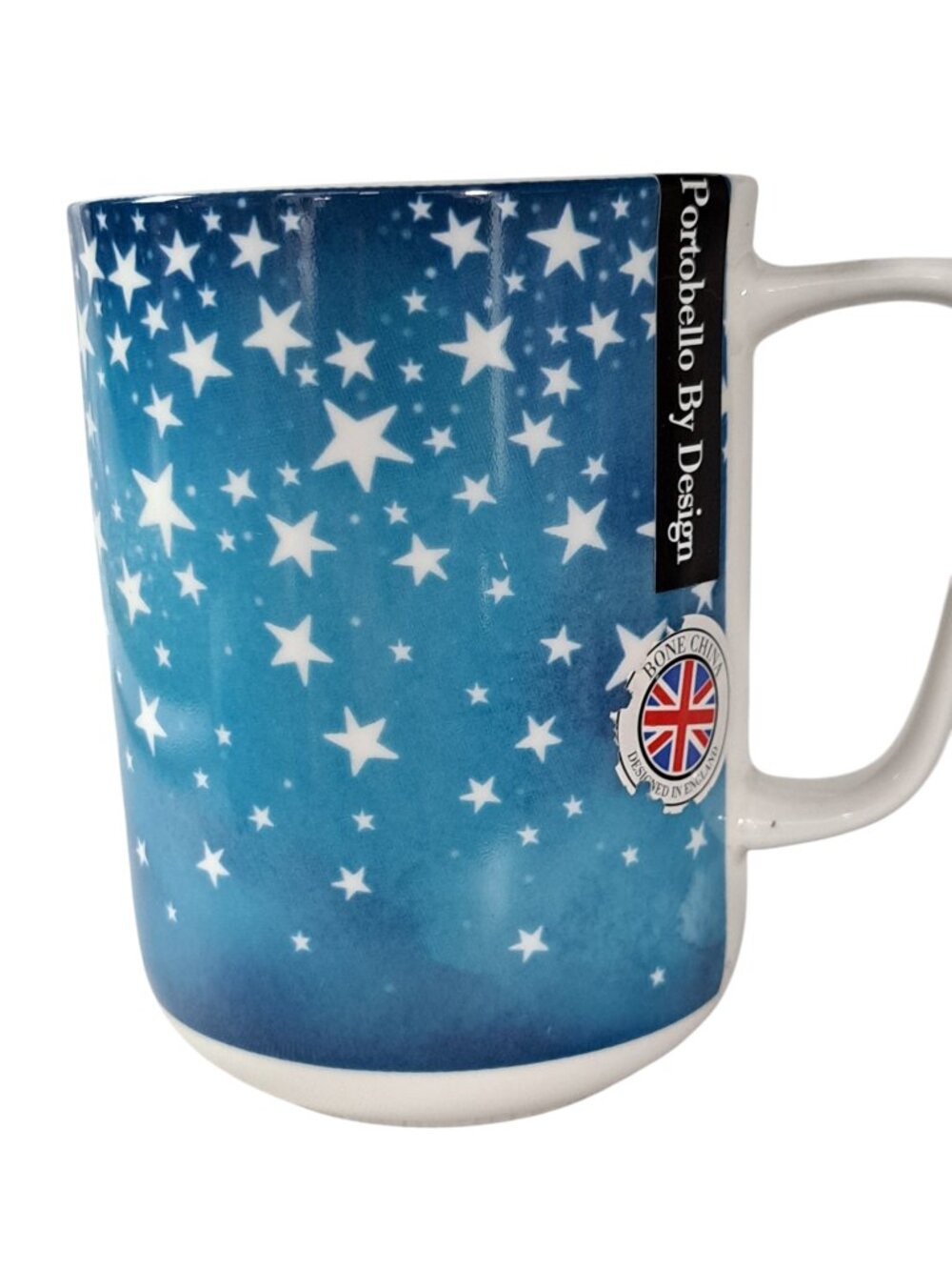 Portobello by Design Stars graduated blue Bone China Mug Cup - Picture 4 of 11